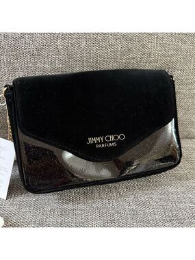 Jimmy Choo Parfums Small Evening Black Crossbody Bag New Authentic